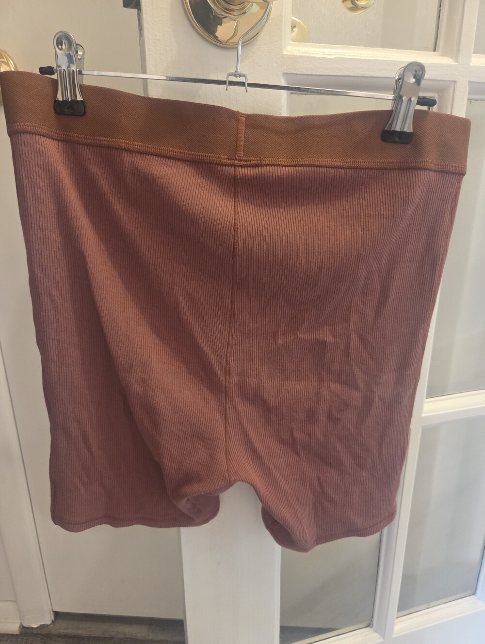SKIMS Ribbed Cotton Boxers- In Redwood!!! - Picture 8 of 8